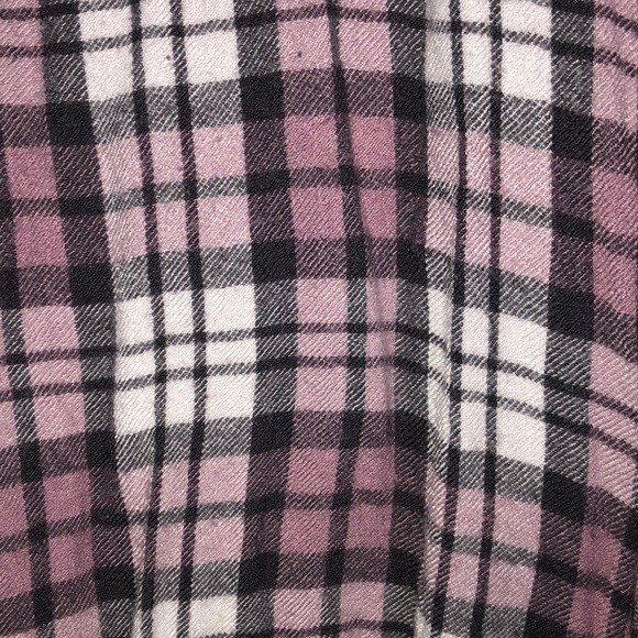 Love & Legend Addition Elle pink plaid button down - Picture 3 of 4